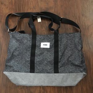 NWT Victoria’s Secret Pink zippered weekend tote